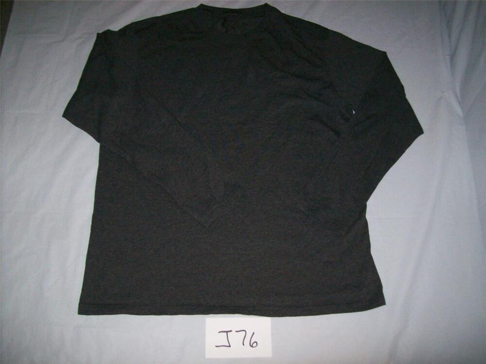 Reebok Play Dry Athletic Workout LS Shirt Size 2XL Gray -0912J76